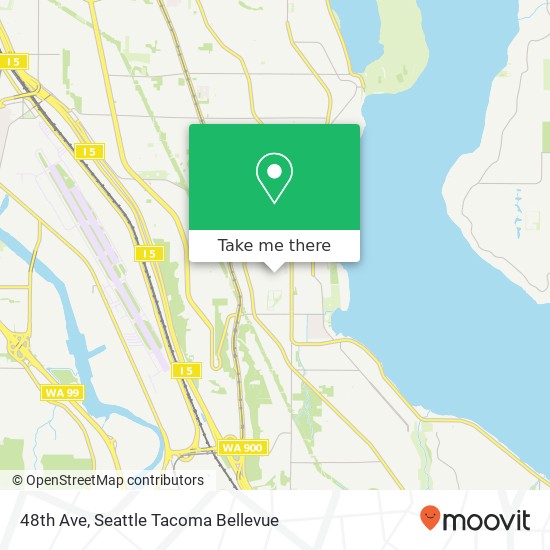 Mapa de 48th Ave, Seattle, WA 98118