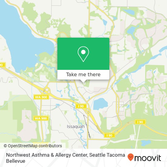 Mapa de Northwest Asthma & Allergy Center, 22605 SE 56th St