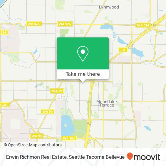 Mapa de Erwin Richmon Real Estate, 22002 64th Ave W