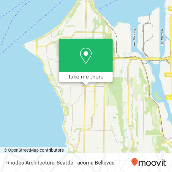 Rhodes Architecture, 4218 SW Alaska St map