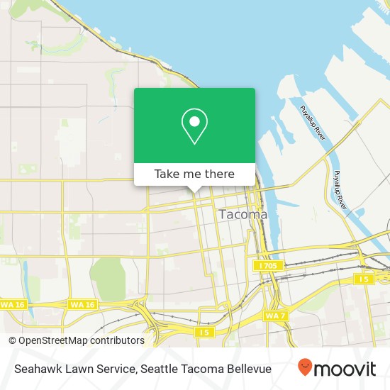 Seahawk Lawn Service, S 10th St map