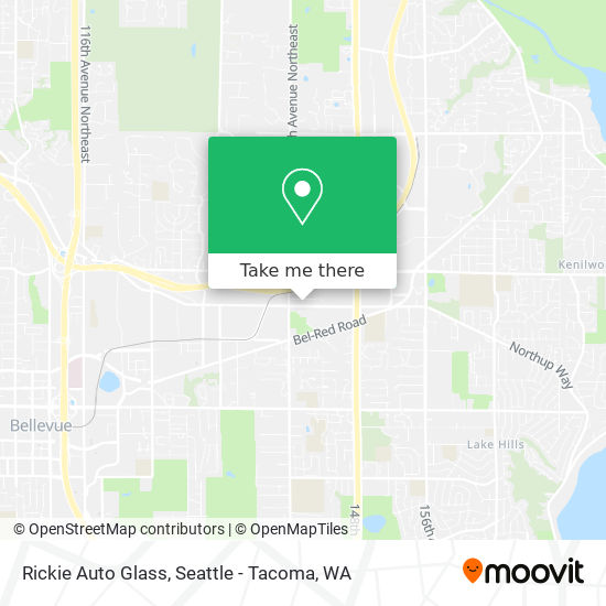 Rickie Auto Glass map