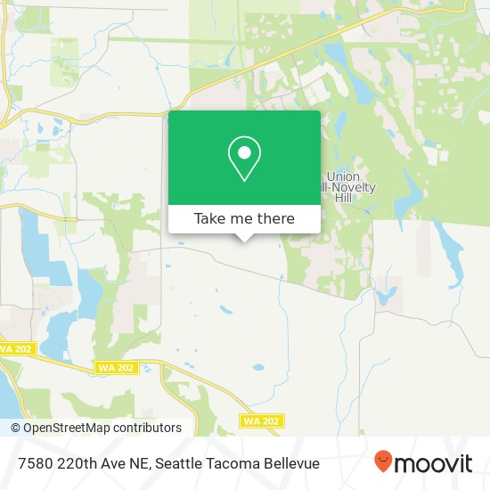 Mapa de 7580 220th Ave NE, Redmond, WA 98053