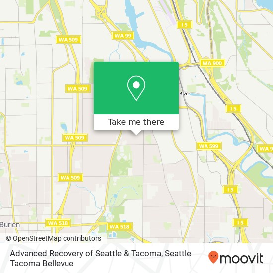 Mapa de Advanced Recovery of Seattle & Tacoma