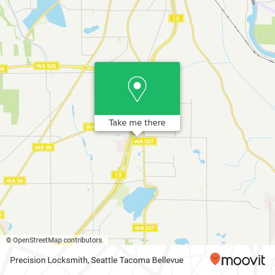 Mapa de Precision Locksmith, 1715 100th Pl SE