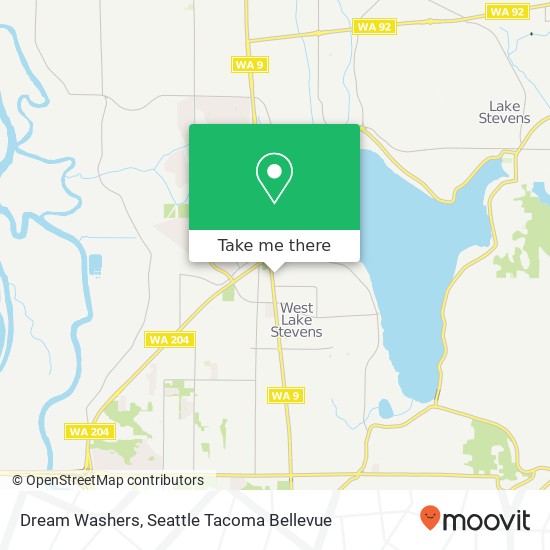 Mapa de Dream Washers, Lake Stevens, WA 98258