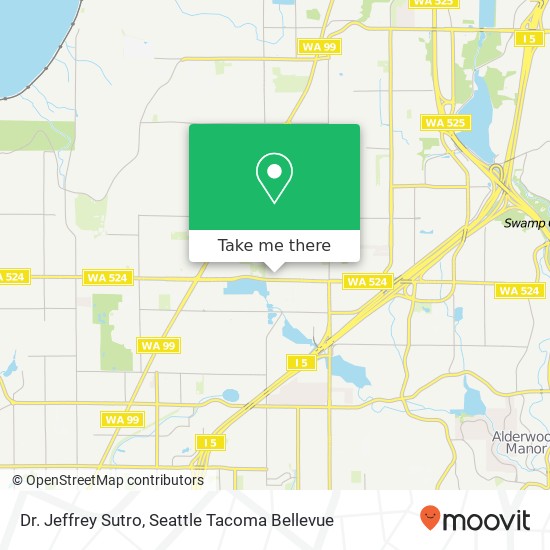 Mapa de Dr. Jeffrey Sutro, 5017 196th St SW