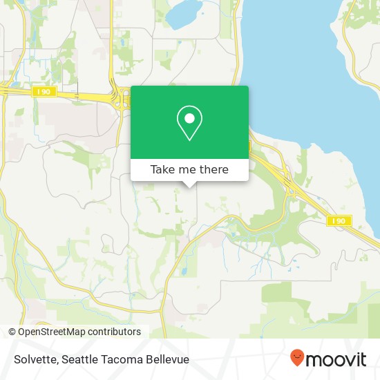 Mapa de Solvette, 4568 162nd Ln SE