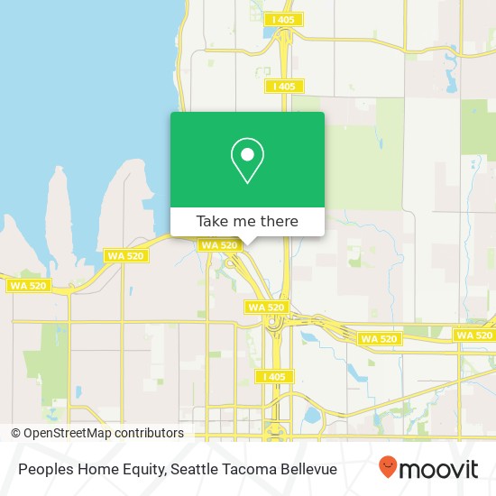 Peoples Home Equity, 10940 NE 33rd Pl map