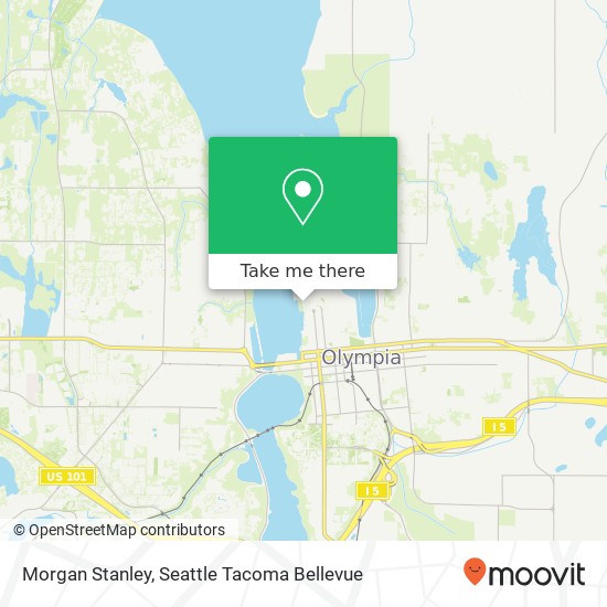 Mapa de Morgan Stanley, 724 Columbia St NW