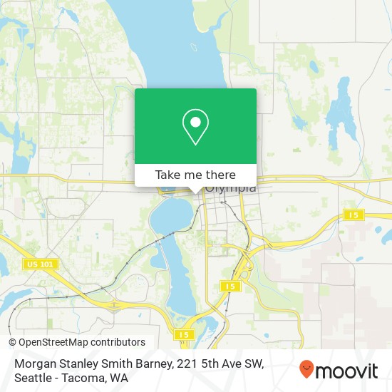 Mapa de Morgan Stanley Smith Barney, 221 5th Ave SW