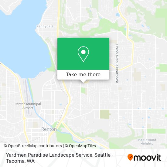 Yardmen Paradise Landscape Service map