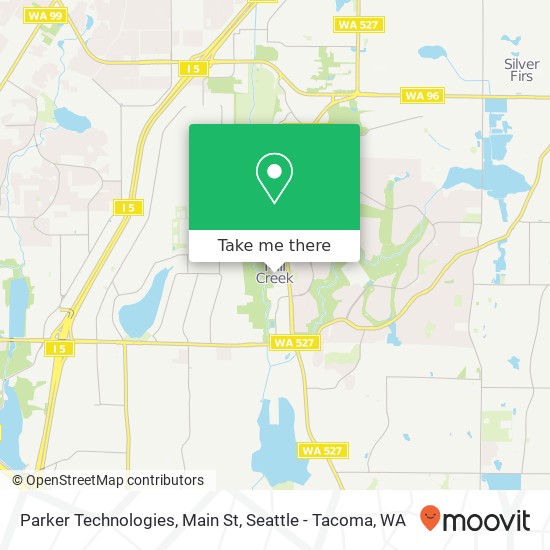 Mapa de Parker Technologies, Main St