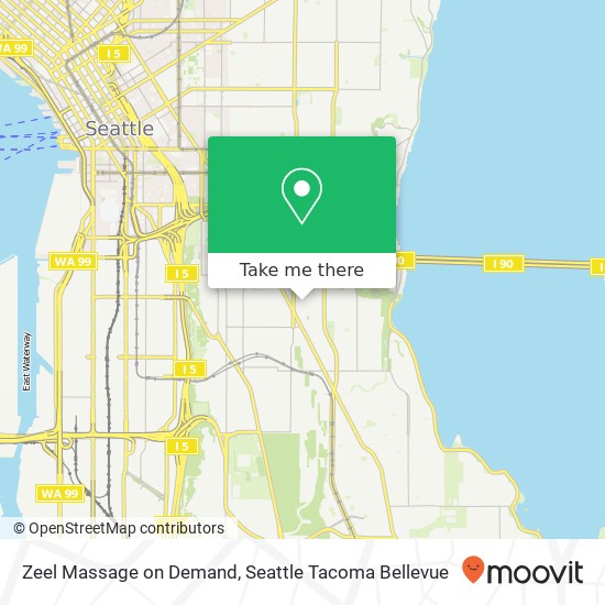 Mapa de Zeel Massage on Demand, 24th Ave S