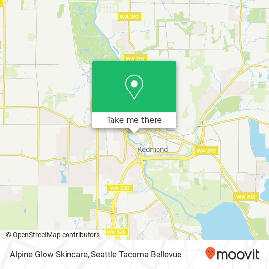 Alpine Glow Skincare map