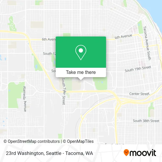 Mapa de 23rd Washington