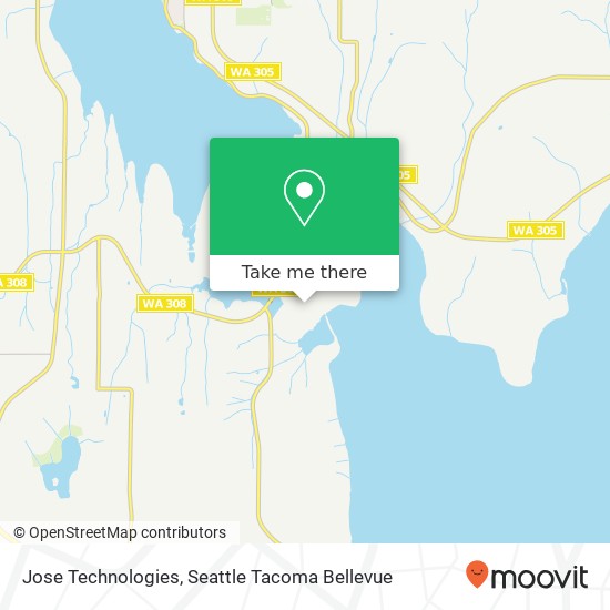 Mapa de Jose Technologies, A St