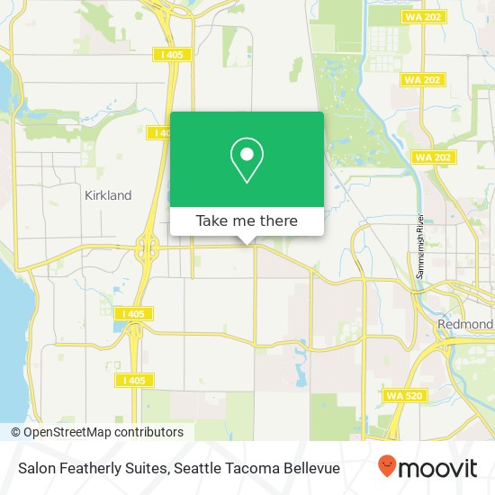 Salon Featherly Suites map