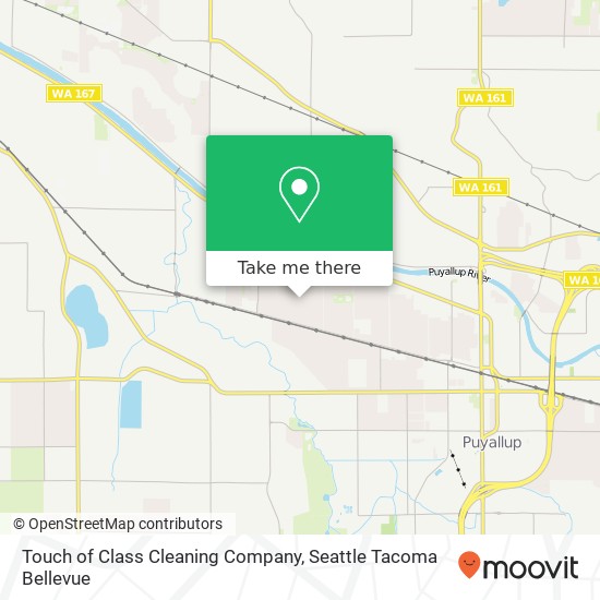 Touch of Class Cleaning Company map