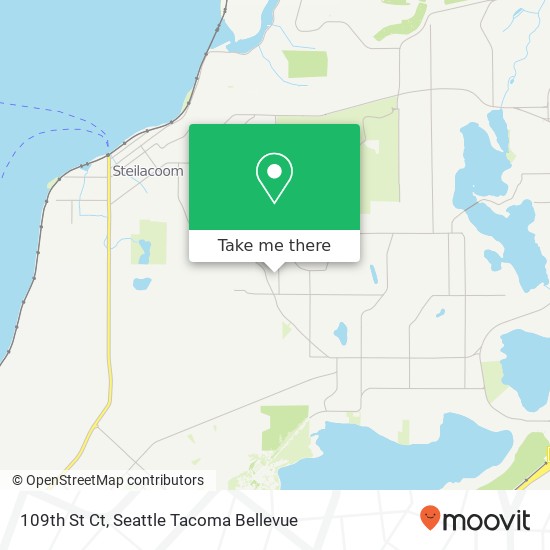 Mapa de 109th St Ct, Lakewood, WA 98498