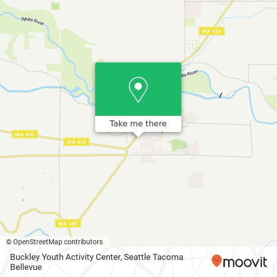 Buckley Youth Activity Center map