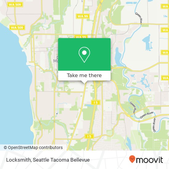 Locksmith, 23629 Pacific Hwy S map