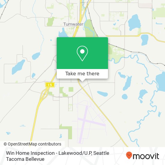 Mapa de Win Home Inspection - Lakewood / U.P, Tumwater, WA 98501
