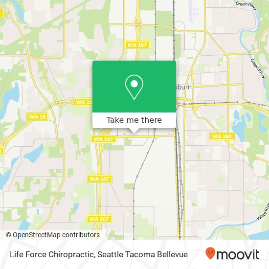 Mapa de Life Force Chiropractic, 1118 Outlet Collection Way