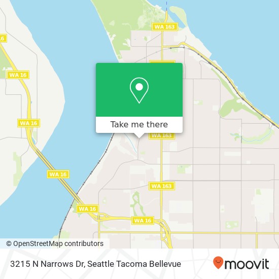 3215 N Narrows Dr, Tacoma, WA 98407 map