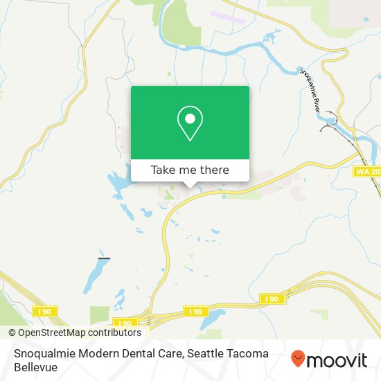 Mapa de Snoqualmie Modern Dental Care, 7713 Center Blvd SE