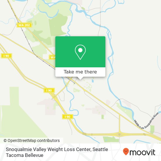 Mapa de Snoqualmie Valley Weight Loss Center, 325 E 3rd St