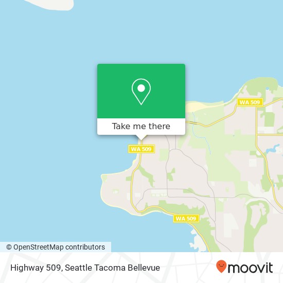 Mapa de Highway 509, Tacoma, WA 98422