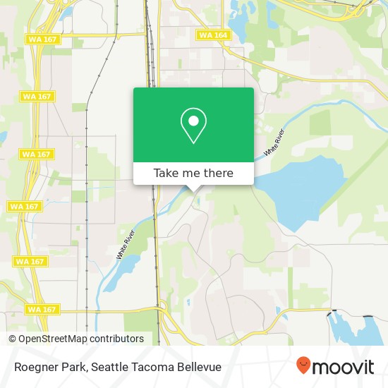 Mapa de Roegner Park, Auburn, WA 98092