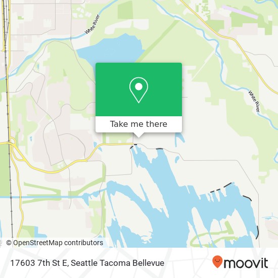 Mapa de 17603 7th St E, Bonney Lake, WA 98391