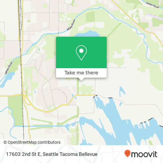 Mapa de 17603 2nd St E, Bonney Lake, WA 98391