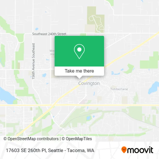 Mapa de 17603 SE 260th Pl