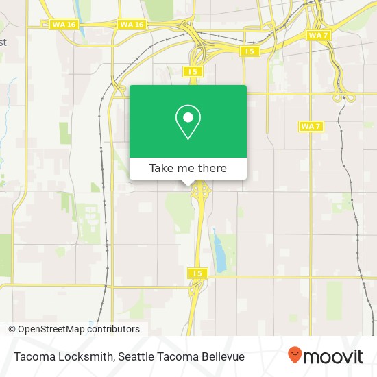 Mapa de Tacoma Locksmith, 2115 S 56th St