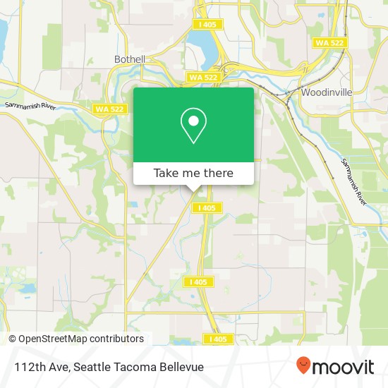 Mapa de 112th Ave, Bothell, WA 98011