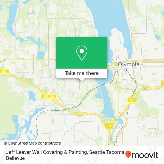 Mapa de Jeff Leever Wall Covering & Painting, 1604 11th Ave SW