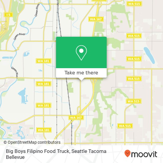 Mapa de Big Boys Filipino Food Truck, 21230 84th Ave S