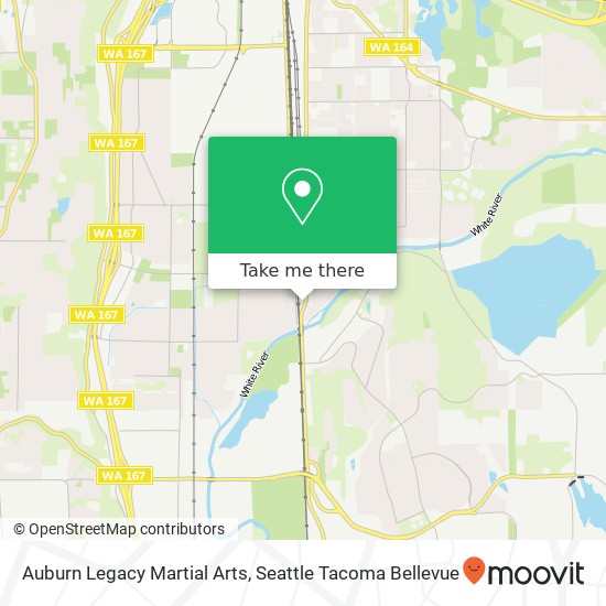 Mapa de Auburn Legacy Martial Arts, 4435 A St SE