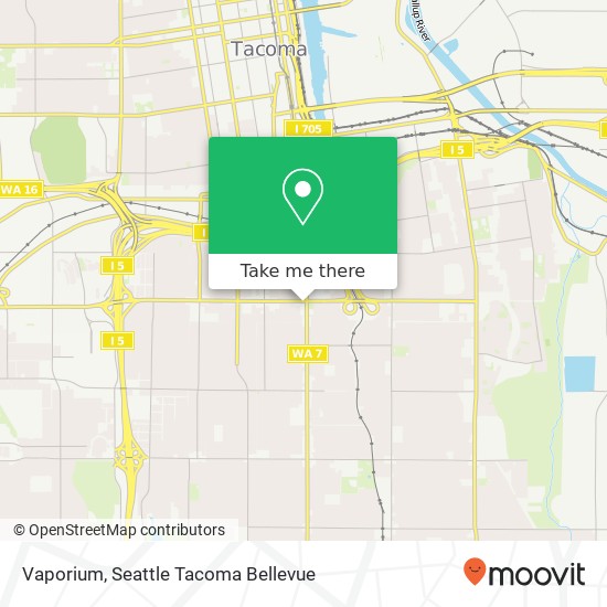 Mapa de Vaporium, 3802 Pacific Ave