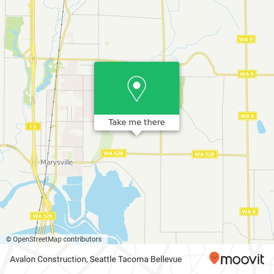 Avalon Construction map