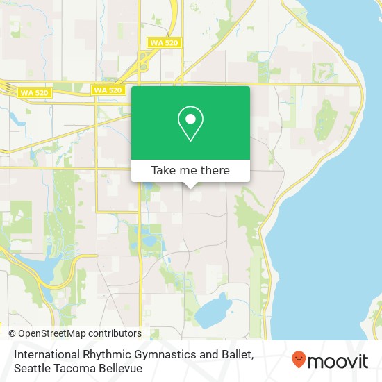 International Rhythmic Gymnastics and Ballet map