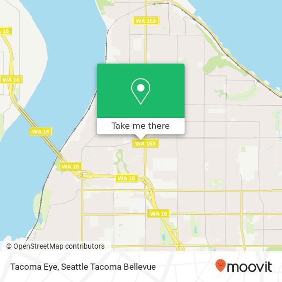 Mapa de Tacoma Eye, 6004 Westgate Blvd