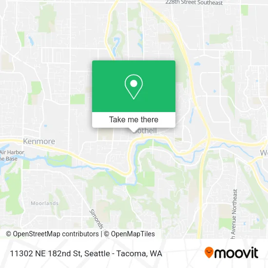 Mapa de 11302 NE 182nd St