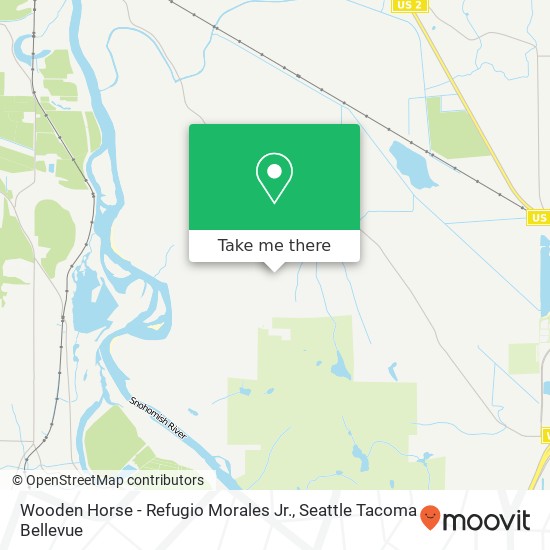 Mapa de Wooden Horse - Refugio Morales Jr., 14217 127th Ave SE