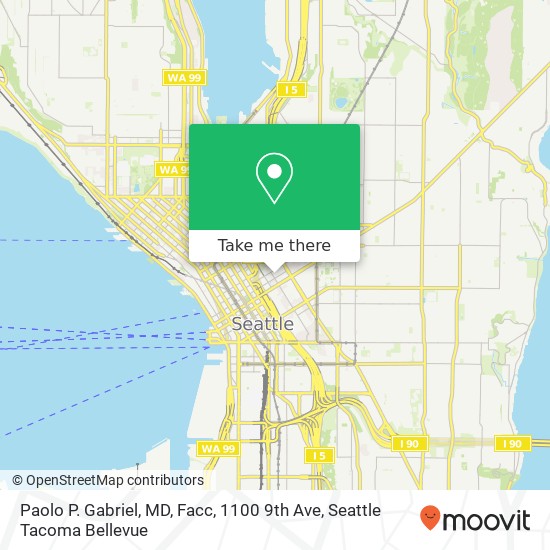 Paolo P. Gabriel, MD, Facc, 1100 9th Ave map