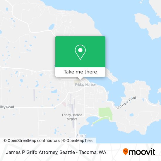 James P Grifo Attorney map