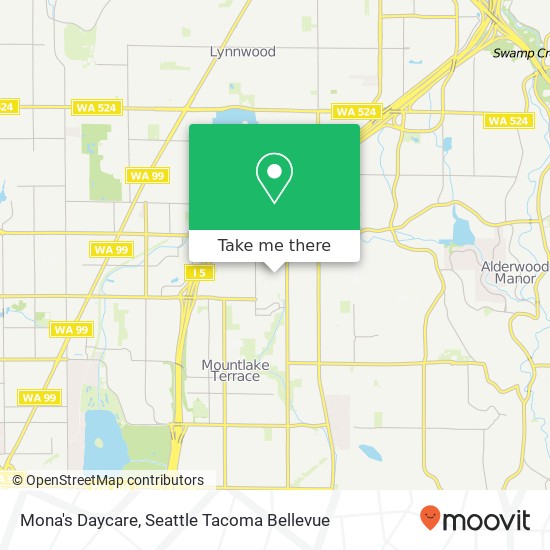 Mona's Daycare, 217th St SW map